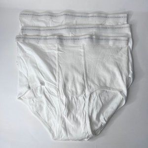 Vintage Hanes Briefs Whitey Tighties White Men's Size 2X (46-48) Set of 3